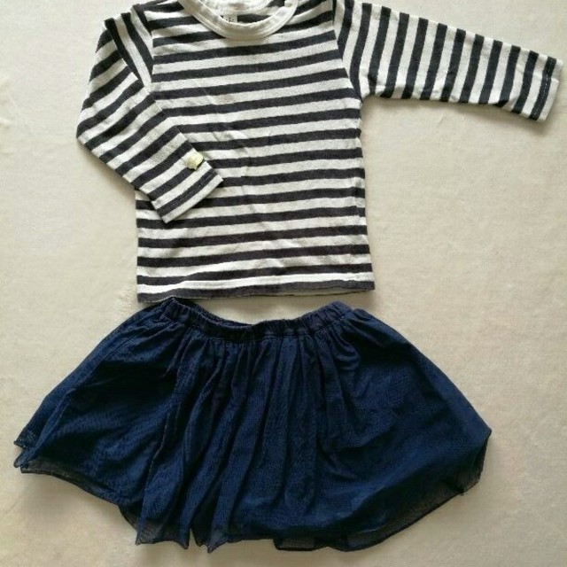 SHIPS(シップス)のSHIPS カモフラージュチュールスカート キッズ/ベビー/マタニティのキッズ服女の子用(90cm~)(スカート)の商品写真