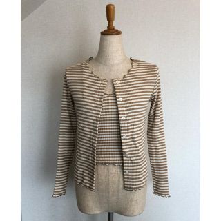 シールームリン(SeaRoomlynn)の美品 Sea Roomlynn シールームリン ボーダーツインニット(アンサンブル)