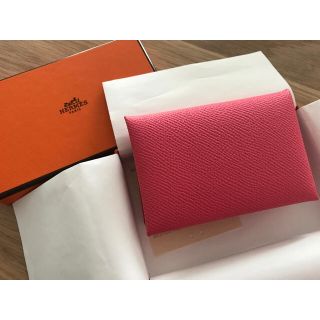 エルメス(Hermes)の新品未使用 エルメス カードケース ローズアザレ(名刺入れ/定期入れ)