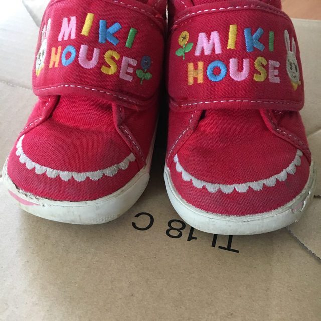 mikihouse(ミキハウス)のミキハウス スニーカー 女の子 キッズ/ベビー/マタニティのベビー靴/シューズ(~14cm)(スニーカー)の商品写真