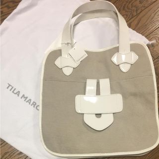 ティラマーチ(TILA MARCH)の専用))tila march ライトグレー バッグ(トートバッグ)