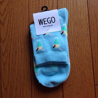 ウィゴー(WEGO)のるり様専用 WEGO クリームソーダ靴下(ソックス)