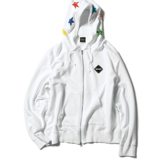 F.C.R.B.(エフシーアールビー)のFCRB MULTI COLOR STAR ZIP UP HOODY メンズのトップス(パーカー)の商品写真