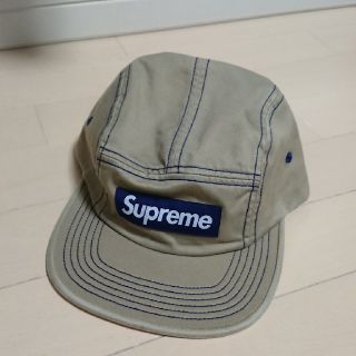 シュプリーム(Supreme)のTan Supreme Contrast Stitch Camp Cap(キャップ)