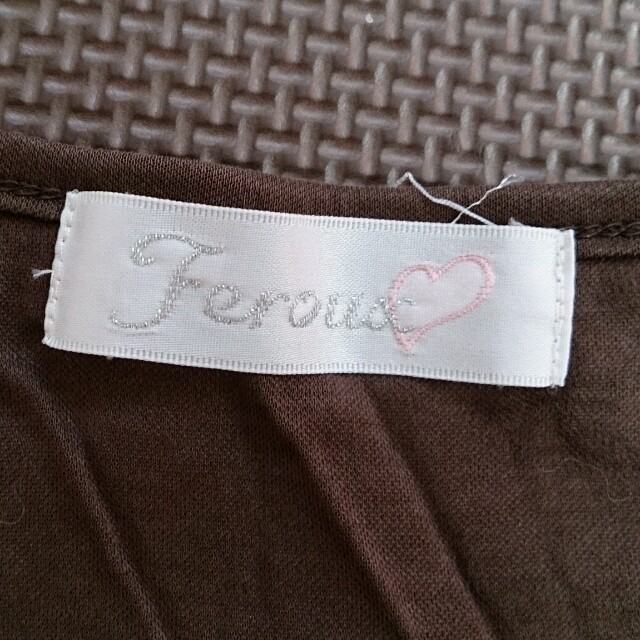 Feroux(フェルゥ)のフェルゥブラウンブラウス美品☆ レディースのトップス(シャツ/ブラウス(長袖/七分))の商品写真