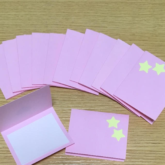ミニ メッセージカード 20枚 ハンドメイドの文具/ステーショナリー(カード/レター/ラッピング)の商品写真