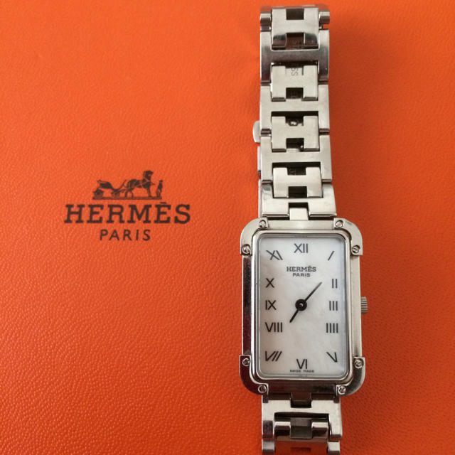 4年保証』 Hermes - エルメス クロアジュール ホワイトシェル 腕時計