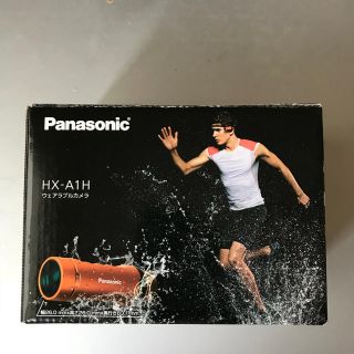 パナソニック(Panasonic)のPanasonic ウェアラブルカメラ HX-A1H-K ブラック(ビデオカメラ)