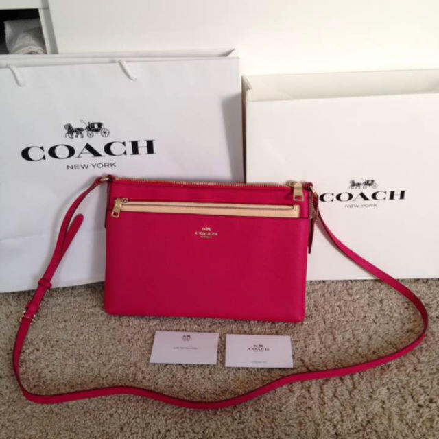 Coach 新品 コーチ ショルダーバック ピンクの通販 By Mama コーチならラクマ