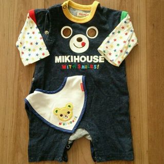 ミキハウス(mikihouse)のミキハウスsize70＆スタイ(ロンパース)