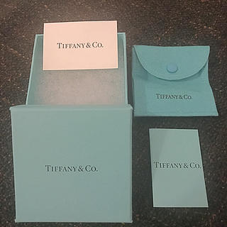 ティファニー(Tiffany & Co.)のティファニー空箱 付属品付き(小物入れ)