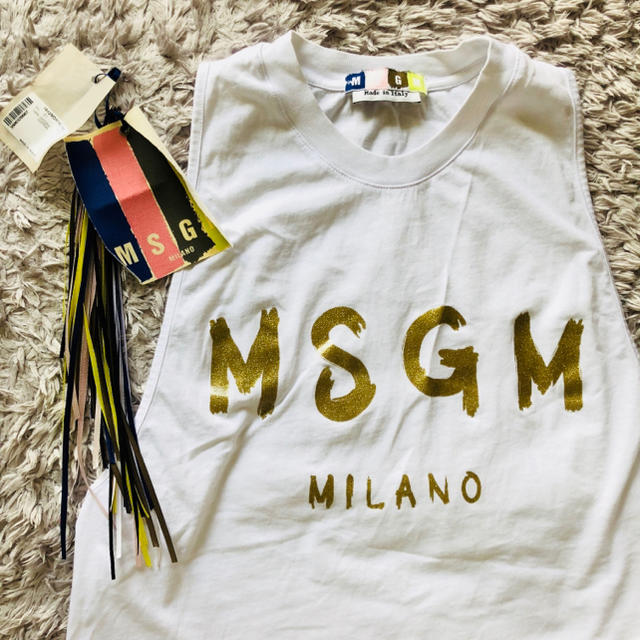 MSGM(エムエスジイエム)のMSGM  ノースリーブ レディースのトップス(タンクトップ)の商品写真