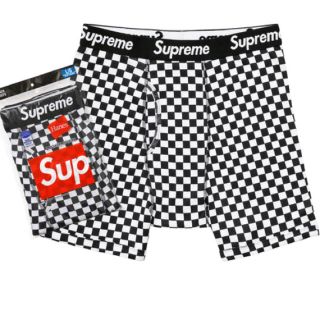 シュプリーム(Supreme)のsupreme hanes checker boxer briefs パンツ(ボクサーパンツ)