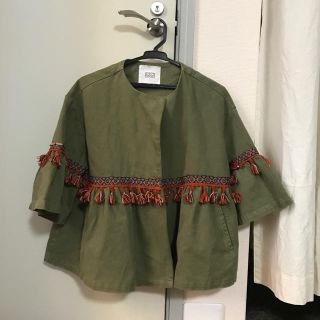 ザラ(ZARA)のZARA ザラ カーキアウター(ミリタリージャケット)