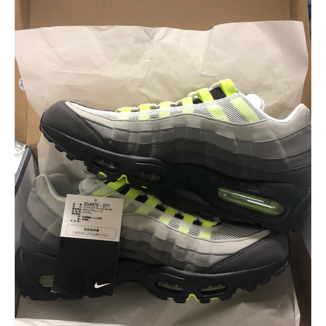 NIKE(ナイキ)のNIKE AIR MAX 95 OG VOLT イエローグラデ ネオン 28.0 メンズの靴/シューズ(スニーカー)の商品写真