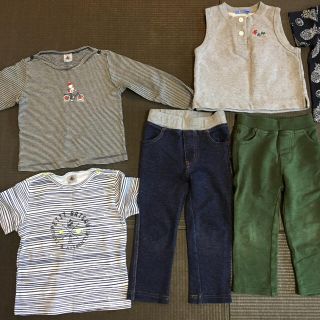 プチバトー(PETIT BATEAU)のプチバトー ファミリア含む 男子90センチ 20点(Tシャツ/カットソー)