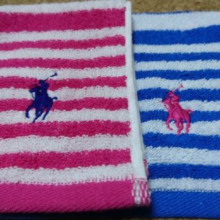 ポロラルフローレン(POLO RALPH LAUREN)の【新品】ラルフローレン ハンドタオル二枚(ハンカチ)