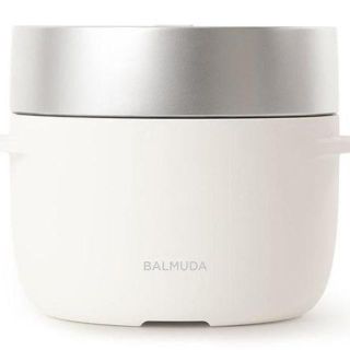 バルミューダ(BALMUDA)のBALMUDA　バルミューダ 3合炊き 電気炊飯器　K03A-WH(炊飯器)