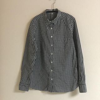 ムジルシリョウヒン(MUJI (無印良品))のギンガムチェックシャツ  L(シャツ/ブラウス(長袖/七分))