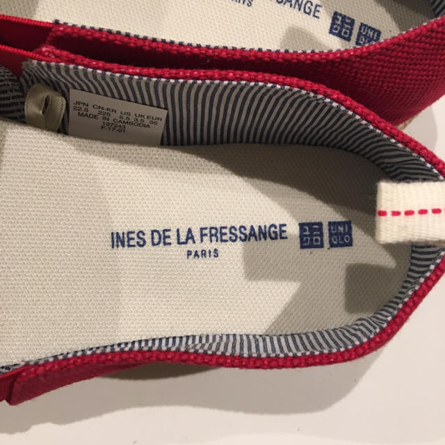 UNIQLO(ユニクロ)のUNIQLO INES LA FRESSANGE  赤靴 レディースの靴/シューズ(スリッポン/モカシン)の商品写真