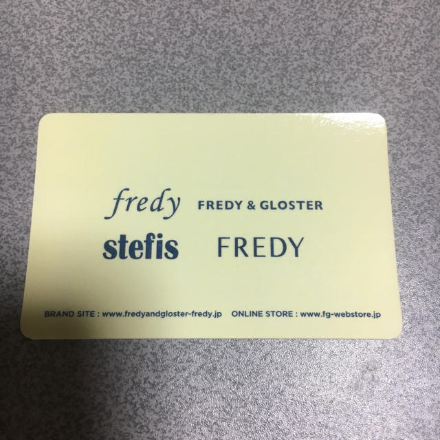 FREDY & GLOSTER(フレディアンドグロスター)のFREDY&GLOSTEY カード その他のその他(その他)の商品写真