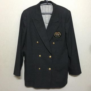 バーバリー(BURBERRY)のBURBERRY ヴィンテージ バーバリー ジャケット 金ボタン ダブル 激レア(テーラードジャケット)