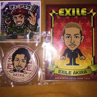 エグザイル(EXILE)のEXILE THE SECOND AKIRA 缶バッジ セット(ミュージシャン)