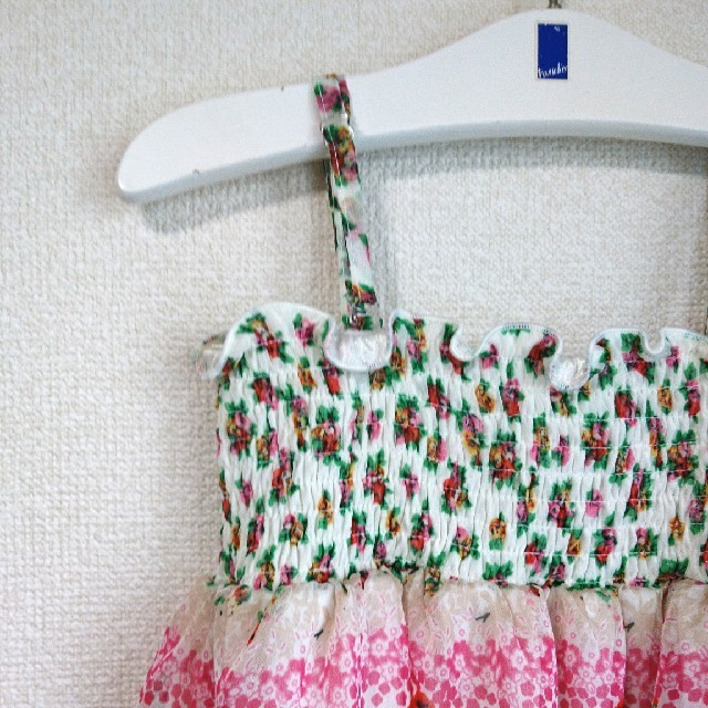 INGNI First(イングファースト)のINGNI first☆花柄キャミソールM 120～130 キッズ/ベビー/マタニティのキッズ服女の子用(90cm~)(Tシャツ/カットソー)の商品写真