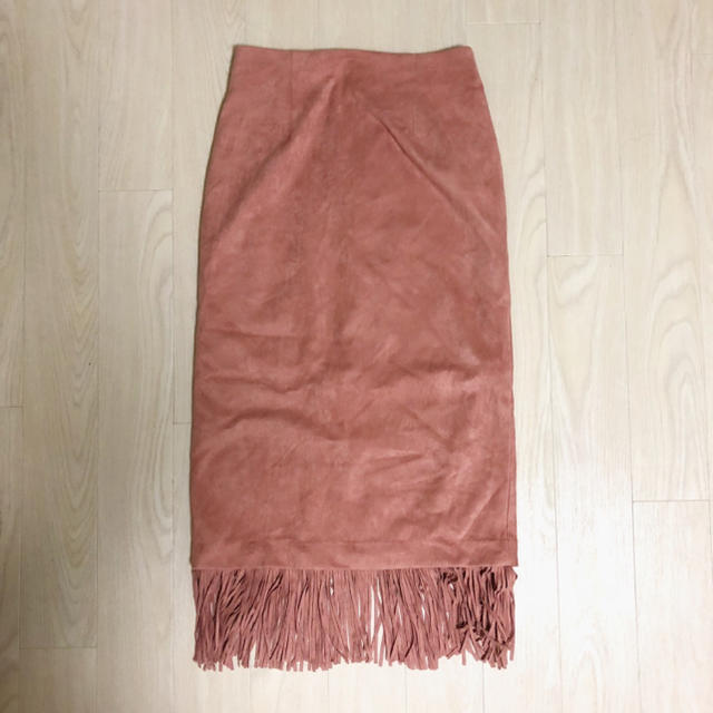 KBF(ケービーエフ)のKBF フリンジタイトスカート レディースのスカート(ロングスカート)の商品写真