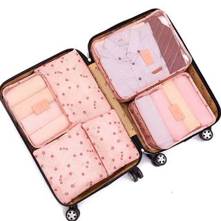 専用☆旅行収納 ポーチ 6点 セット アレンジケース便利グッズ(旅行用品)