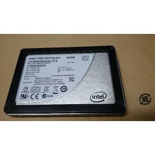 intel SSD 520 SSDSC2CW060A3 60GB 2.5ｲﾝﾁ　(PC周辺機器)