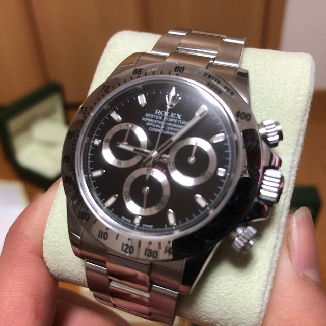 ロレックス(ROLEX)デイトナ116520ランダムクロマライト夜光附属品