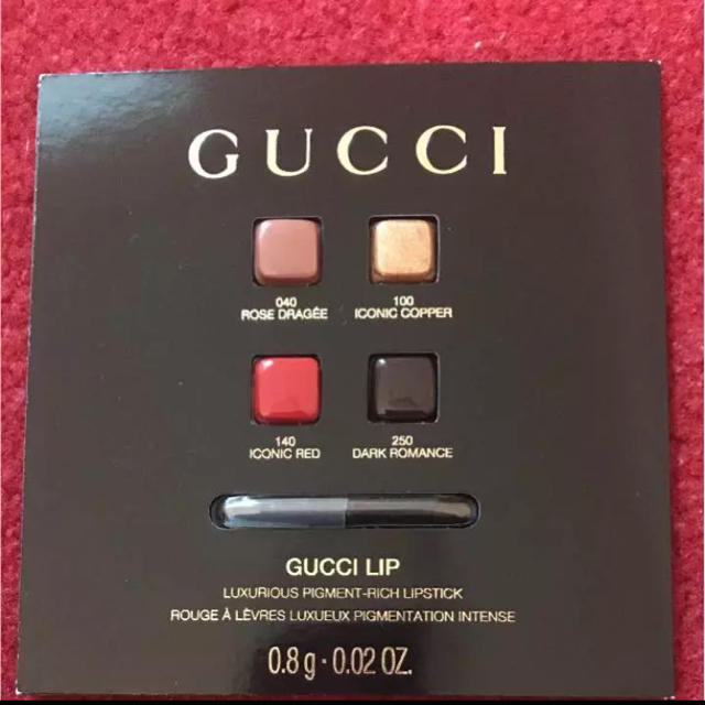 Gucci(グッチ)のグッチ グロス サンプル コスメ/美容のキット/セット(サンプル/トライアルキット)の商品写真