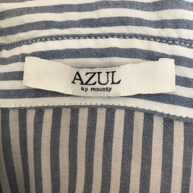 AZUL by moussy(アズールバイマウジー)の値下げ致しました！AZUL by moussy ストライプシャツ レディースのトップス(その他)の商品写真