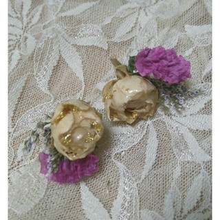 フラワー(flower)のflower earring, pierce(イヤリング)