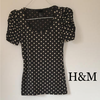 エイチアンドエム(H&M)のH &M ドットTシャツ(Tシャツ(半袖/袖なし))