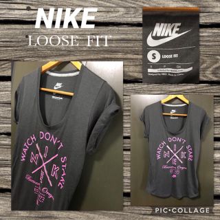 ナイキ(NIKE)のNIKE 半袖カットソー LOOSE FIT ストレッチ 新品未使用タグ無し S(Tシャツ(半袖/袖なし))