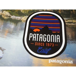 パタゴニア(patagonia)のノースフェイス　切り文字　白+パタゴニア patagonia 大判 ステッカー(その他)