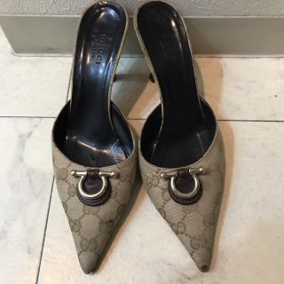 グッチ(Gucci)のグッチ パンプスサンダル(ハイヒール/パンプス)