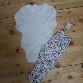 ベビーギャップ(babyGAP)の新品　babygap 2セット80(ロンパース)