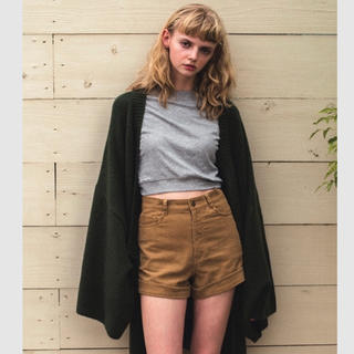 juemi  High-Waisted Corduroy Shorts(ショートパンツ)