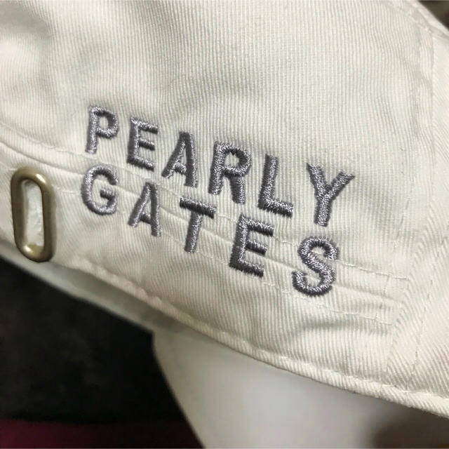 PEARLY GATES(パーリーゲイツ)の★ メンズ ★ PEARLY GATES パーリーゲイツ キャップ ホワイト スポーツ/アウトドアのゴルフ(ウエア)の商品写真