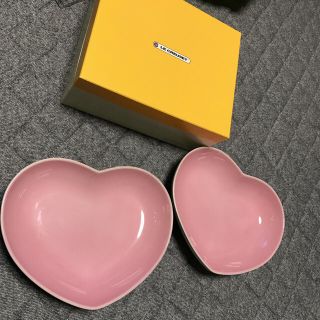 ルクルーゼ(LE CREUSET)のルクルーゼ ミディアムハートディッシュ(食器)