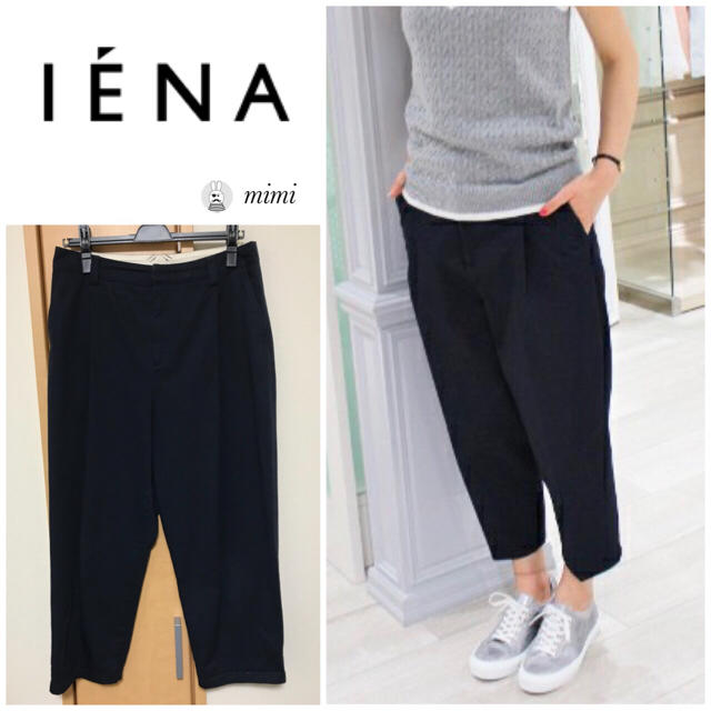 IENA(イエナ)の状態良☘ IENA SEIVEDGE CHINO パンツ ネイビー 40 レディースのパンツ(クロップドパンツ)の商品写真