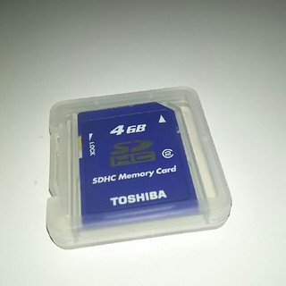 トウシバ(東芝)の新品未使用  TOSHIBA  SDHC Memory Card4GB(PC周辺機器)