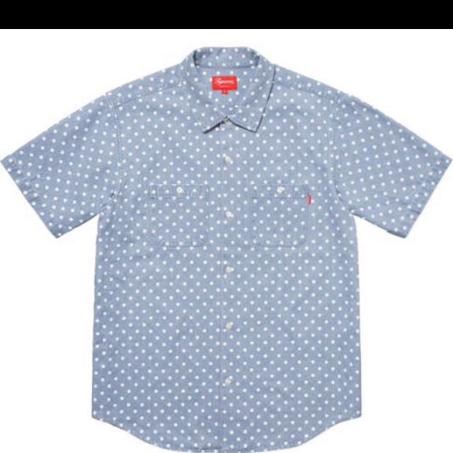 supreme Polka Dot Denim Shirt ライトブルーＭサイズのサムネイル