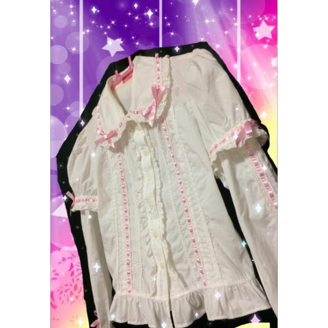 Angelic Pretty(アンジェリックプリティー)のAngelic pretty はしごレースブラウス レディースのトップス(シャツ/ブラウス(長袖/七分))の商品写真