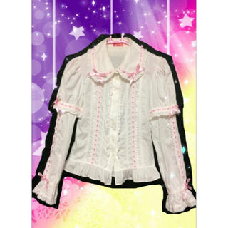 アンジェリックプリティー(Angelic Pretty)のAngelic pretty はしごレースブラウス(シャツ/ブラウス(長袖/七分))