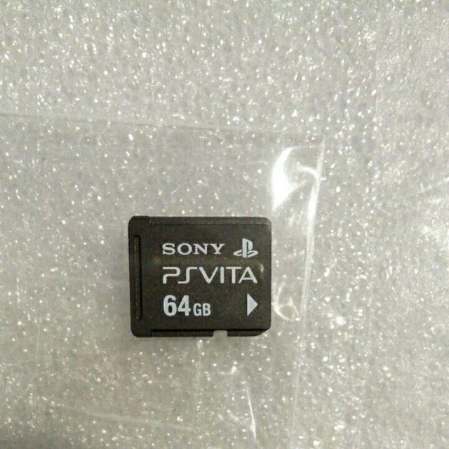 PlayStation Vita(プレイステーションヴィータ)のPlayStation PS Vita 64GB メモリーカード エンタメ/ホビーのゲームソフト/ゲーム機本体(その他)の商品写真