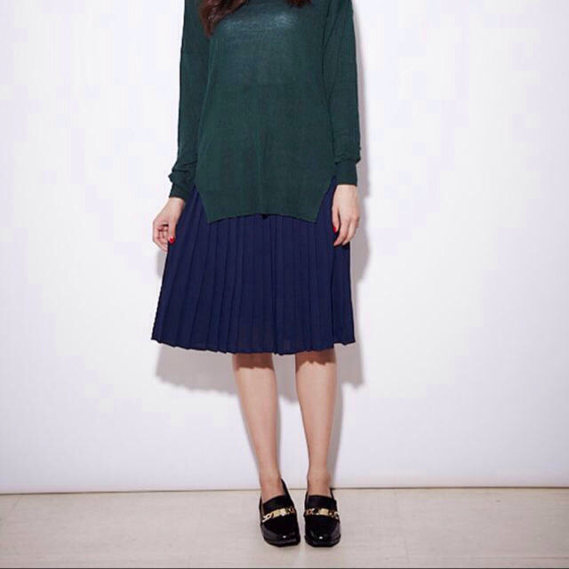 MURUA(ムルーア)の新品♡新作♡プリーツフレアミディーSK レディースのスカート(ひざ丈スカート)の商品写真